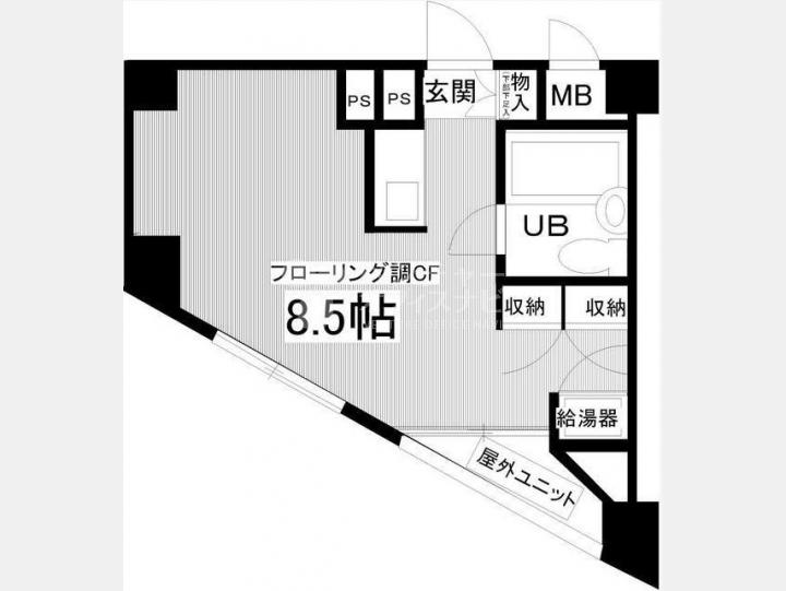 間取図　【カルム赤坂】