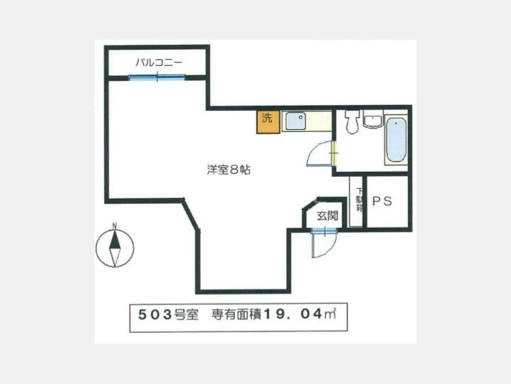 間取り図【ライオンズマンション新宿第２】