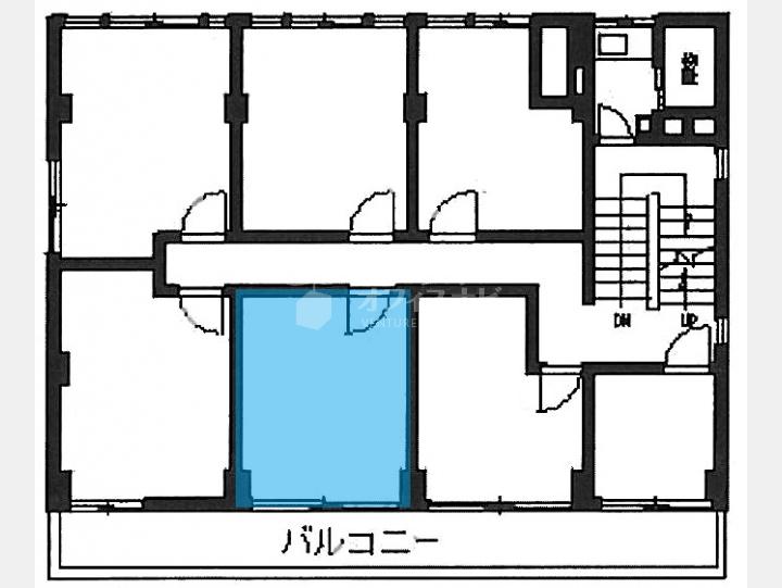 ４０６間取り図【銀座新星ビル】