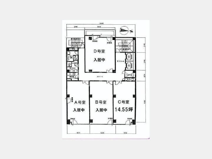 間取図　【金春ビル】