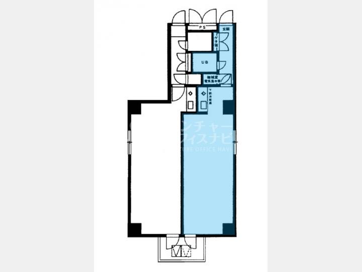 ９０２間取り図【渋谷宮下パークビル】