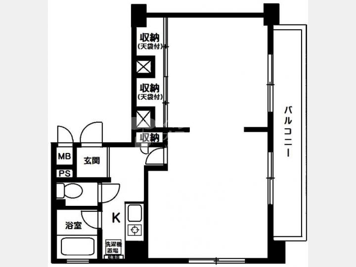 １２０５間取り図【ニュー渋谷コーポラス】