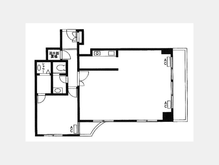 ６０８間取り図【ドルミ代々木】