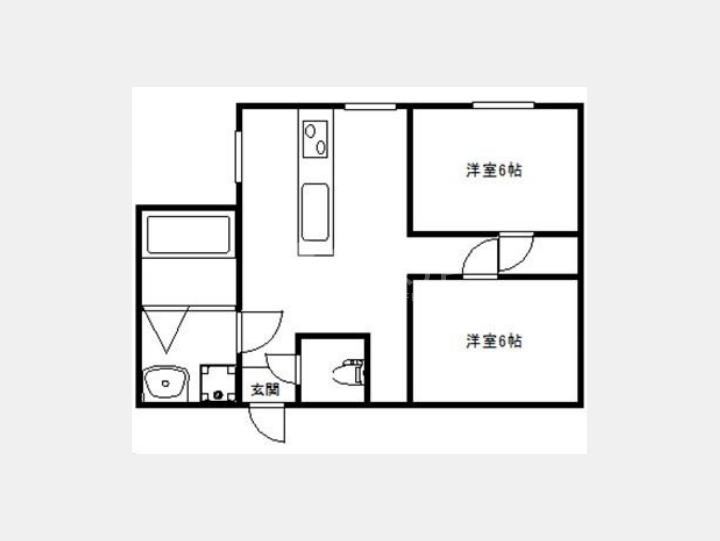 間取図【 四谷市川ビル】