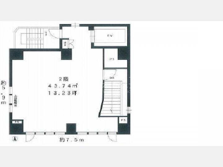 2階平面図【ビアンコ四谷】