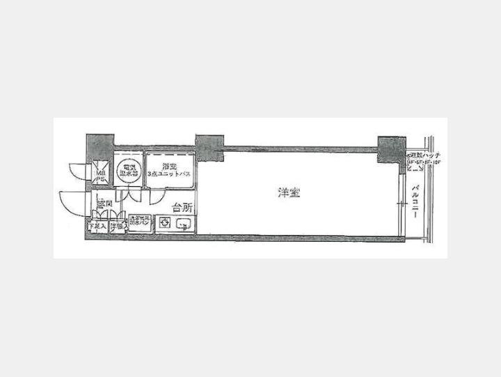 間取り図【ライオンズマンション八丁堀】