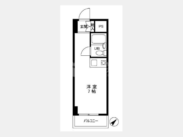 間取り図【ライオンズマンション新宿第２】