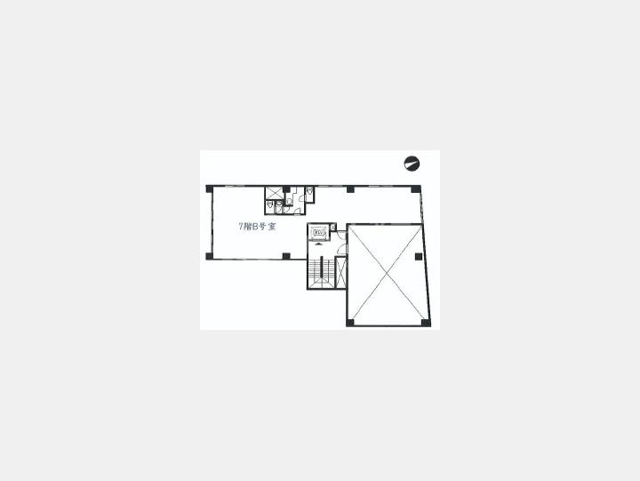 ７B間取り図【六本木インターナショナルビル】