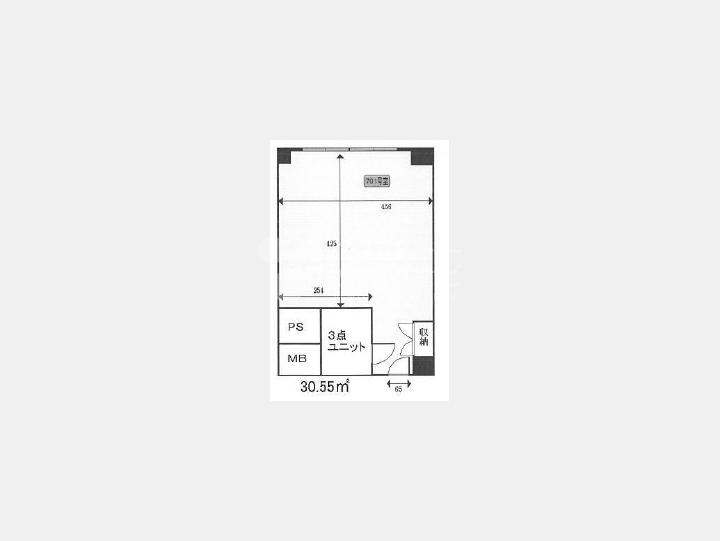 SOHOマンション間取り【赤坂レジデンシャルホテル　７０１号室】