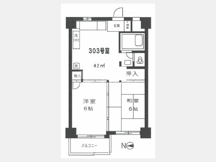 間取り図【東宝マンション】