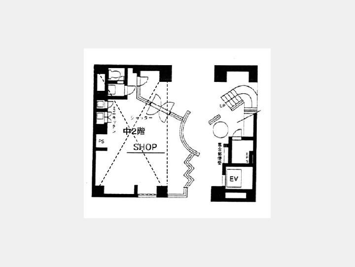 １F間取り図【東海ビル】