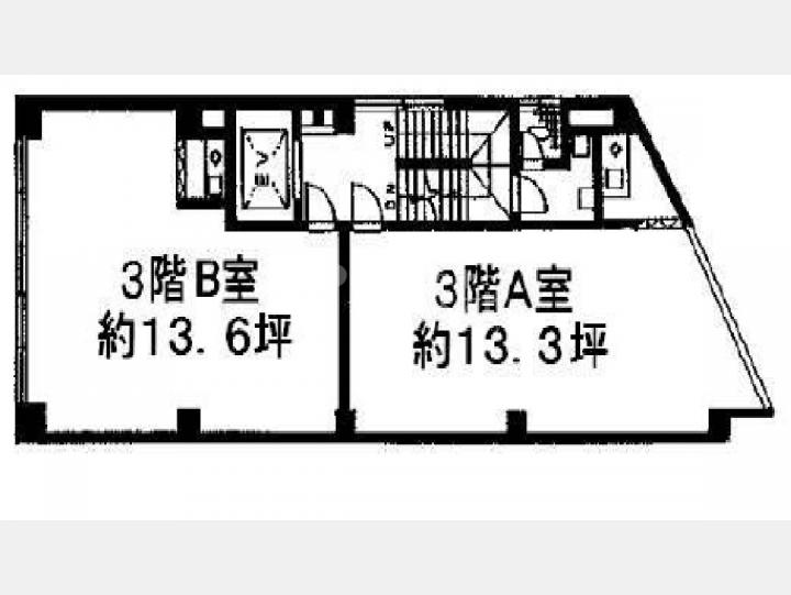 3階Ａ平面図【第２斉藤ビル】