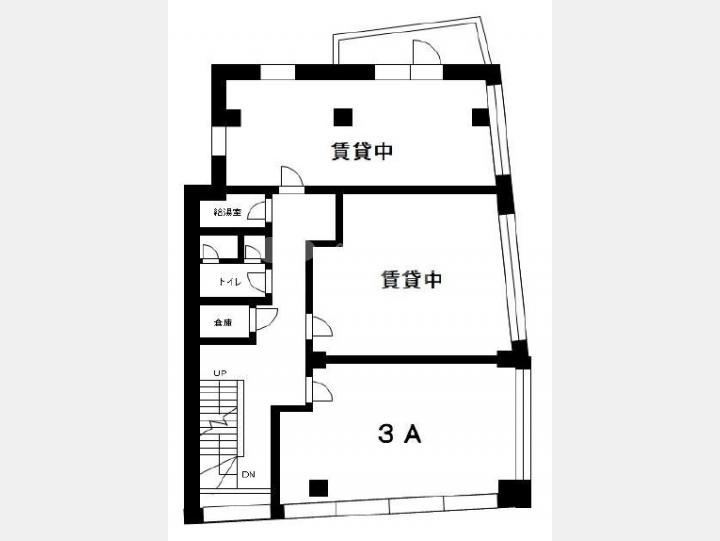 ３A間取り図【タムラビル】