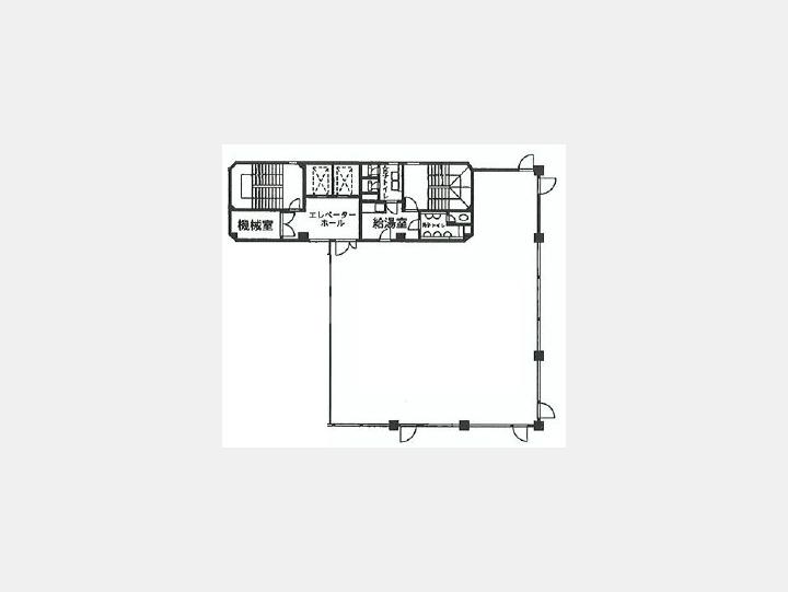 ４B間取り図【高輪カネオビル】