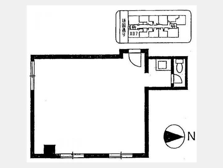 間取り図【新宿Ｑフラットビル】