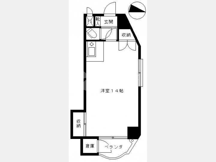 間取り図 【サンハイツ中野】