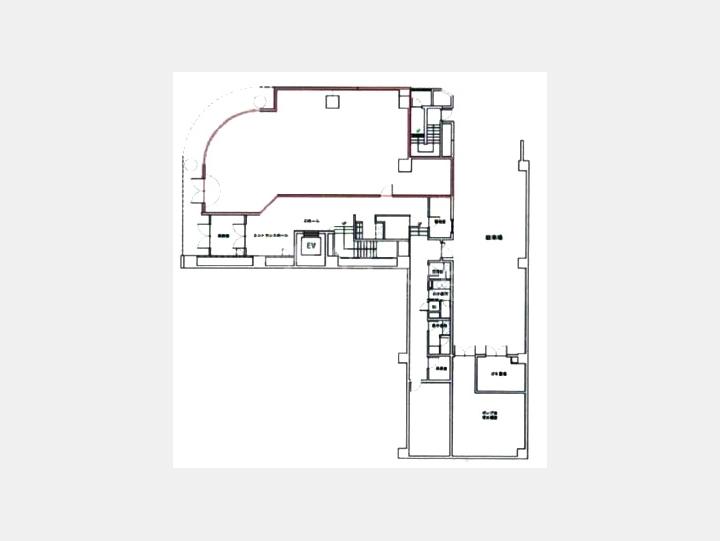 １F間取り図【高輪偕成ビル】