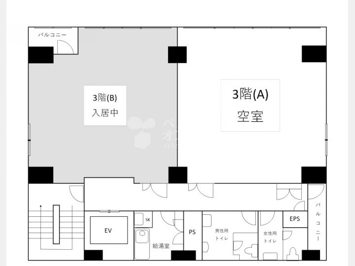 ３A間取り図【第２ＡＫビル】