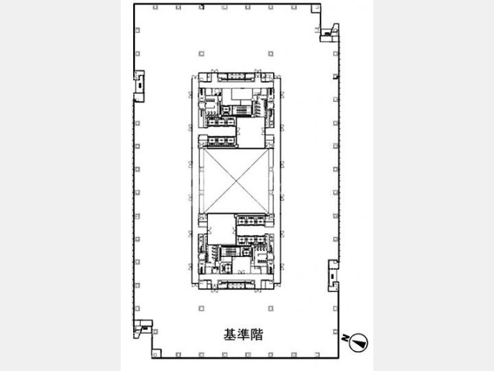 基準階間取り図　【豊洲フロント】　