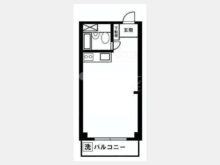 ２０３間取り図【美和プラザ新宿】