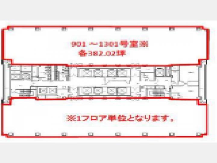 基準階　平面図【紀尾井町ビル】