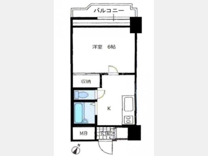 間取り図【築地永谷コーポラス】