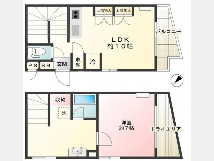 間取り図【ジュネス山手】