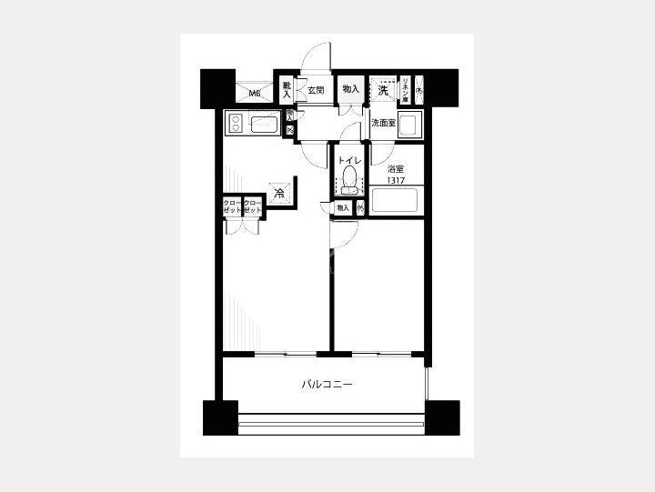 ９０７間取り図【プライア渋谷】