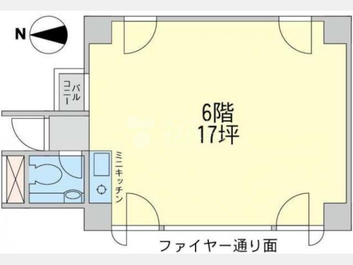 6F間取り図【番匠ビル】